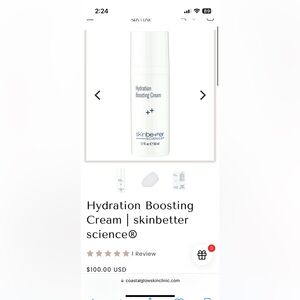 Lightweight skinbetter moisturizer. Never used.